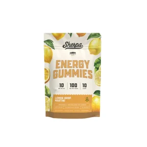 Sherpa THC Gummies 10 MG - Energy Blend - Lemon Drop Martini