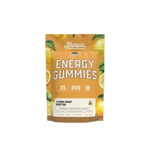 Sherpa THC Gummies 25 MG - Energy Blend - Lemon Drop Martini