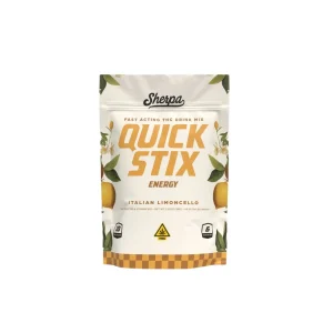 Sherpa THC Quick Stix Drink Packet 10 MG - Energy Blend- Italian Limoncello
