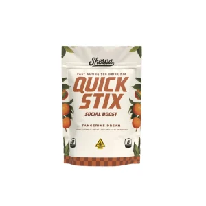 Sherpa THC Quick Stix Drink Packet 10 MG - Social Blend - Tangerine Dream