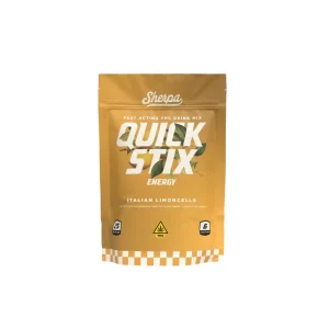 Sherpa THC Quick Stix Drink Packet 25 MG - Energy Blend- Italian Limoncello