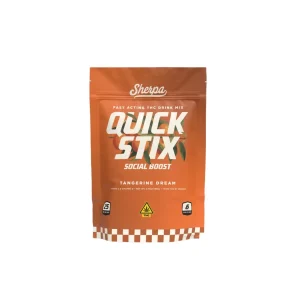 Sherpa THC Quick Stix Drink Packet 25 MG - Social Blend - Tangerine Dream