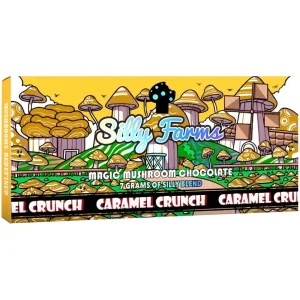 Silly Farms Magic Mushroom Chocolate Bar - Caramel Crunch