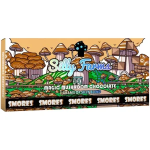 Silly Farms Magic Mushroom Chocolate Bar - Smores