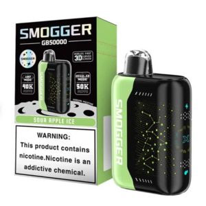 Smogger GB50000 Puff Disposable - Sour Apple Ice