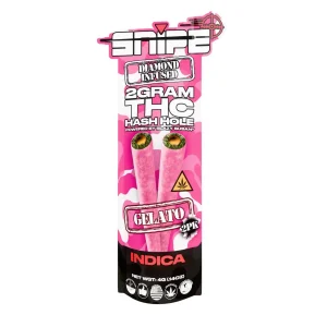 Snipe THCP Diamond Infused Pink Prerolls 2G - 2CT - Gelato/Indica