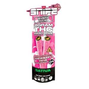 Snipe THCP Diamond Infused Pink Prerolls 2G - 2CT - Strawberry Cough/Sativa