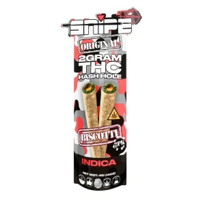 Snipe THCP Hasholes Prerolls 2G - 2CT - Biscotti/Indica