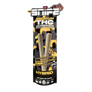 Snipe THCP Premium Prerolls 2G - 2CT - Rainbow Runtz/Hybrid