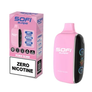Sofi Surge Zero Nicotine 25000 Puff Disposable - Peach Slush