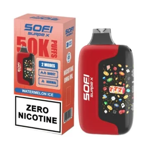 Sofi Surge Zero Nicotine 50,000 Puff Disposable - Watermelon Ice