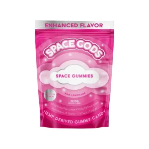Space Gods D9/CBD Space Gummies 300MG - Pink Lemonade