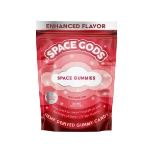 Space Gods D9/CBD Space Gummies 300MG - Watermelon