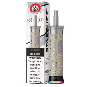 Starbuzz E Hose 50K Puff Disposable - White Bear