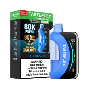TasteFlex Cresmo 80K Puff Disposable - Blue Razz Ice