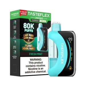 TasteFlex Cresmo 80K Puff Disposable - Fresh Mint