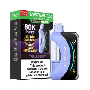 TasteFlex Cresmo 80K Puff Disposable - Triple Berry