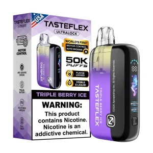 TasteFlex UltraLock 50K Puff Disposable - Triple Berry Ice