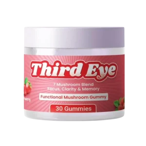Third Eye Functional Mushroom Gummies-30CT Strawberry