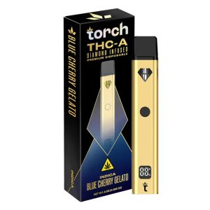 Torch THC-A Diamond Infused Premium Disposable 2.5G - Blue Cherry Gelato/Indica