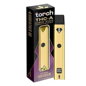 Torch THC-A Diamond Infused Premium Disposable 2.5G - Godfather OG/Hybrid