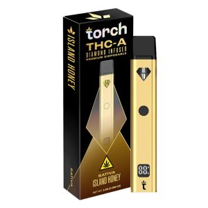 Torch THC-A Diamond Infused Premium Disposable 2.5G - Island Honey/Sativa