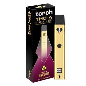 Torch THC-A Diamond Infused Premium Disposable 2.5G - Night Queen/Indica