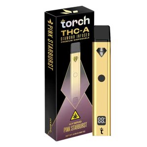 Torch THC-A Diamond Infused Premium Disposable 2.5G - Pink Starburst/Hybrid
