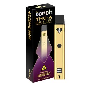 Torch THC-A Diamond Infused Premium Disposable 2.5G - Rainbow Grape/Hybrid
