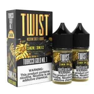 Twist E-Liquids Tobacco Gold No.1 60ml Salt E-Juice