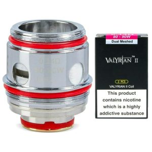 Uwell Valyrian II Replacement Coil - 2PK - UN2-2 Dual Mesh 0.14 OHM