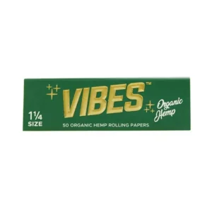 VIBES PAPERS 1-1/4 1PK-50CT - ORGANIC HEMP