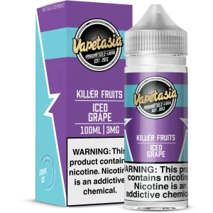 Vapetasia Killer Fruits Iced Grape 100ml Synthetic Nicotine E-Juice