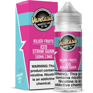 Vapetasia Killer Fruits Iced Straw Guaw 100ml Synthetic Nicotine E-Juice