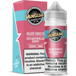 Vapetasia Killer Sweets Iced Watermelon Gummy 100ml Synthetic Nicotine E-Juice