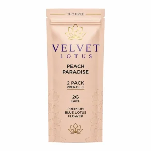 Velvet Lotus Blue Lotus Prerolls 4G-2CT - Peach Paradise