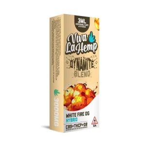 Viva La Hemp Dynamite Blend Disposable W/Screen 3ML - White FIre OG/Hybrid