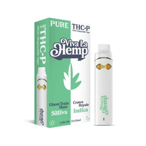 Viva La Hemp THCP Dual Disposable 1G - Ghost Train Haze-Sativa/Crown Royale-Indica