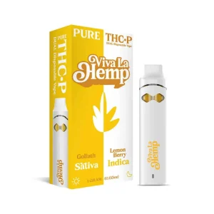 Viva La Hemp THCP Dual Disposable 1G - Goliath-Sativa/Lemon Berry-Indica