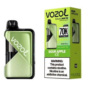 Vozol Rave Swap 70K Puff Disposable - Sour Apple Ice