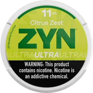 ZYN Ultra Nicotine Pouches - 1PK - Citrus Zest 9MG