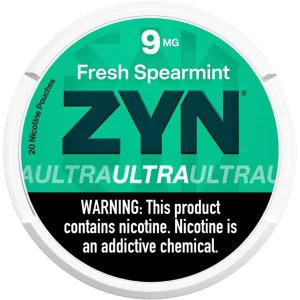 ZYN Ultra Nicotine Pouches - 1PK - Fresh Spearmint 9MG
