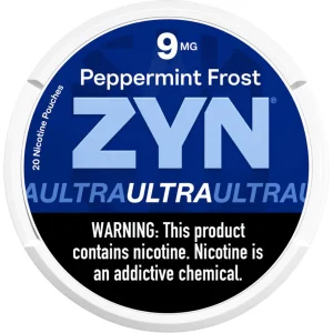 ZYN Ultra Nicotine Pouches - 1PK - Peppermint Frost 9MG