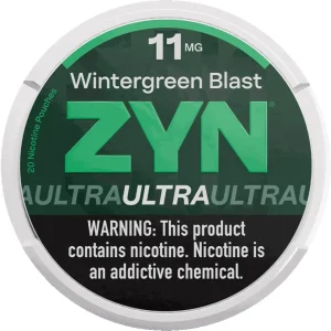 ZYN Ultra Nicotine Pouches - 1PK - Wintergreen Blast 11MG