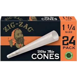 Zig Zag 1-1/4 Cones 1PK-24CT