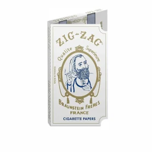 Zig Zag 1-1/4 Papers Carton 1PK-32CT - Orginal White