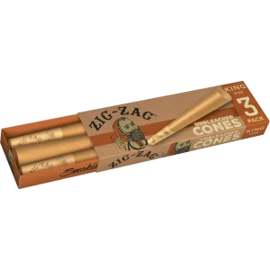 Zig Zag Cones King Size 1PK-3CT