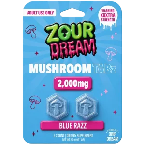 Zour Dream Mushroom Tablets 2000MG - 2CT