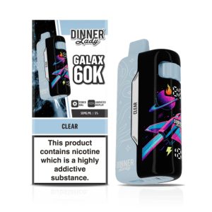 Dinner Lady Galax 60K Puff Disposable - Clear